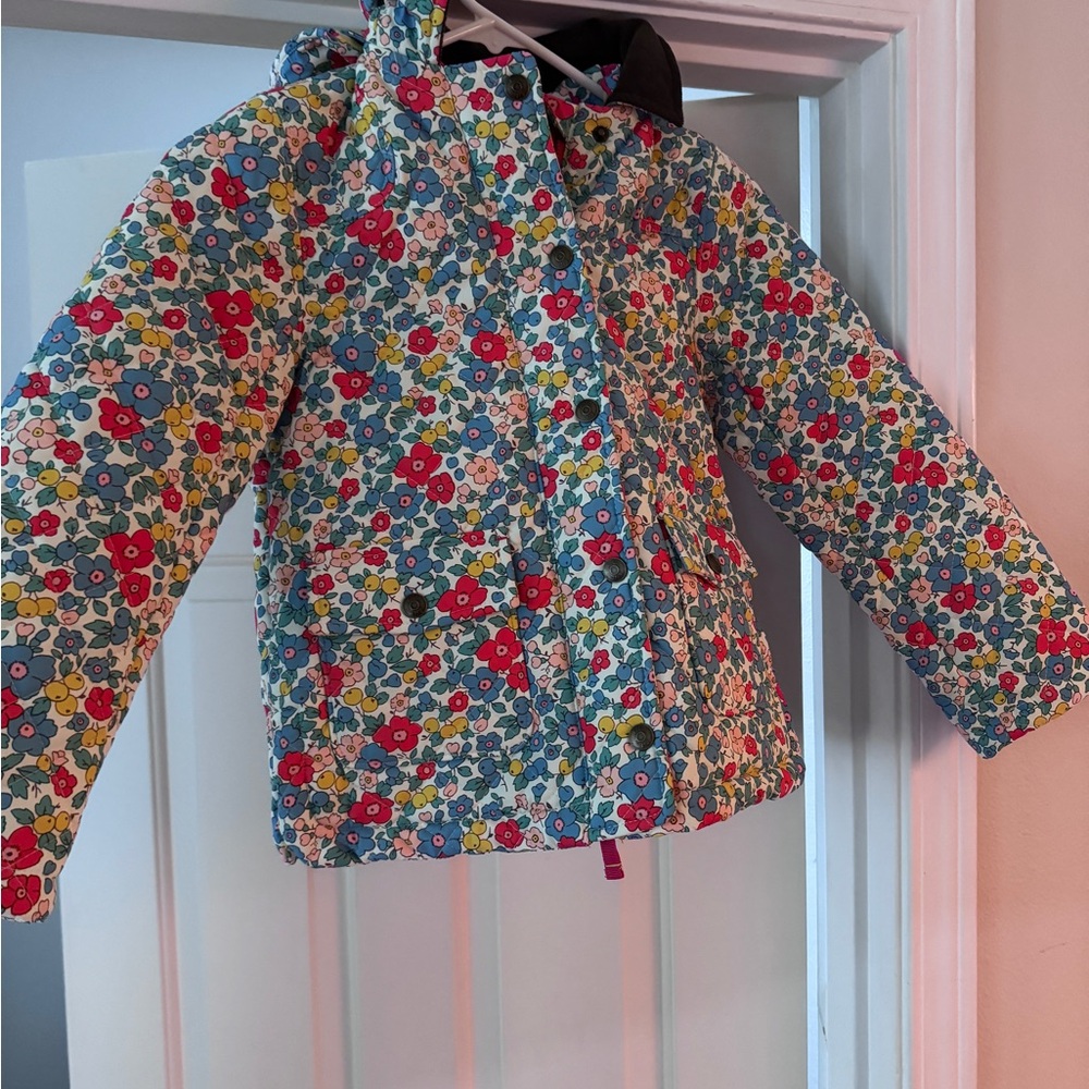 Mini Boden Floral Kids Jacket